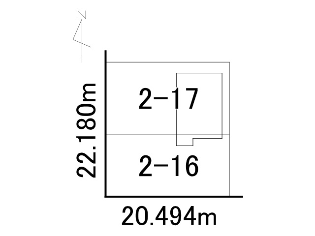 西１４条北３丁目【土地図】