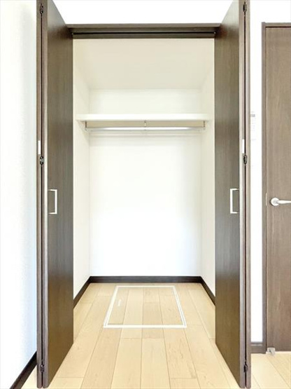 大容量のクローゼット