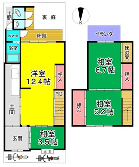 K22199-紫野【間取り】改装プラン(工事費：1,870万円)