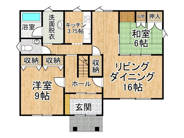 芽室町東１０条６丁目【間取り】