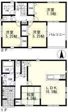 御嵩町上恵土第9（全2棟）【間取り】