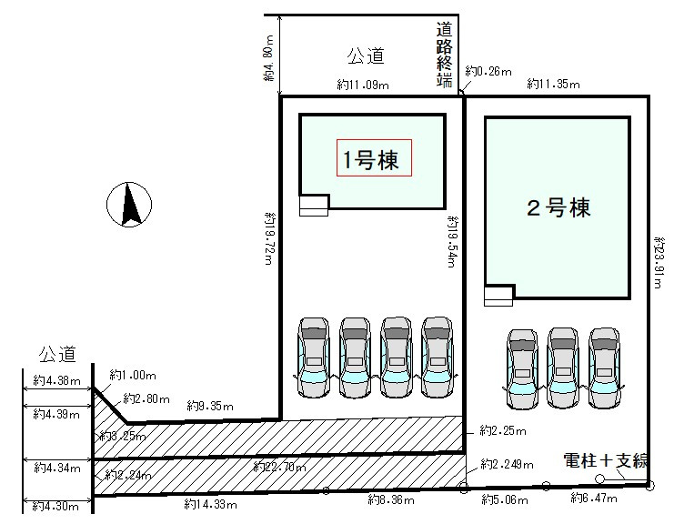 御嵩町上恵土第9（全2棟）【区画図】