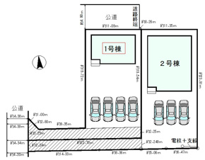 御嵩町上恵土第9（全2棟）【区画図】