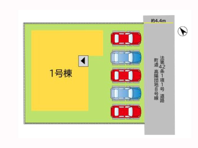 coloris　遠賀郡岡垣町南高陽1期【区画図】1棟のみの販売です！不明点はお気軽にご連絡ください！