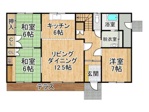 清水町南９条９丁目【間取り】