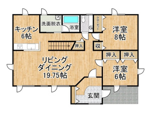 西１８条北２丁目【間取り】