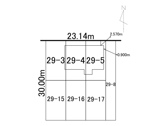 西１８条北２丁目【区画図】