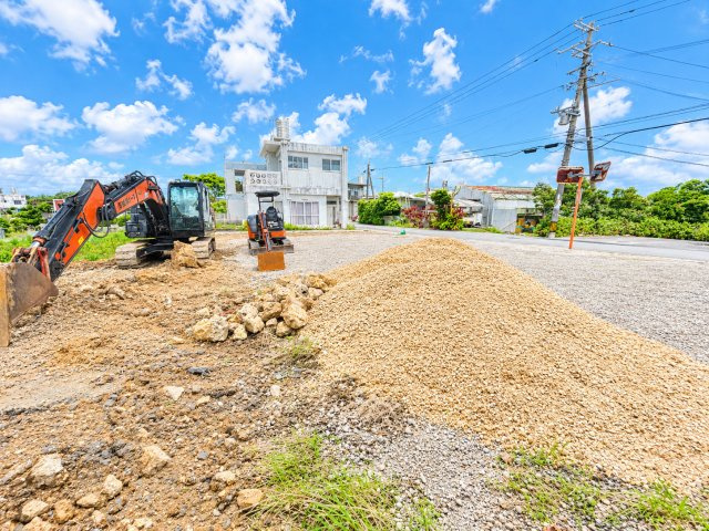 【新築分譲住宅】うるま市兼箇段・全３棟〈３号棟〉【その他】現地写真,着工前