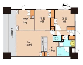プレシス小岩イデアル【間取り】・約69.42㎡の３ＬＤＫ！ファミリーにも充分な広さではないでしょうか。