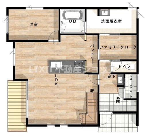 上越市大字安江の中古一戸建【間取り】