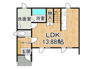 東４条南１４丁目【間取り】