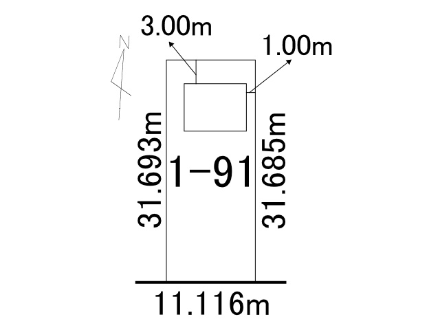 東１３条南３丁目【土地図】