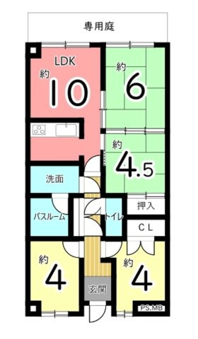 ユニライフ姫路白浜の宮【間取り】