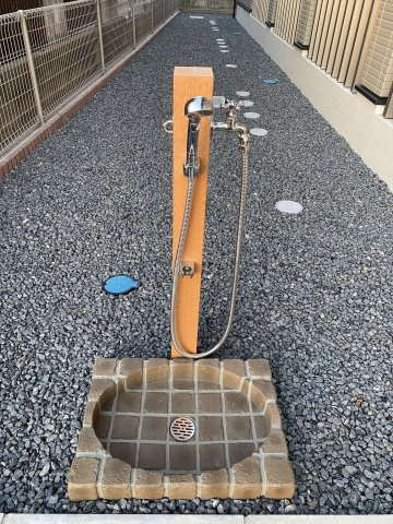 共用に水道あり♪