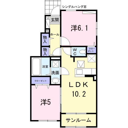 石岡市泉町のアパートの画像