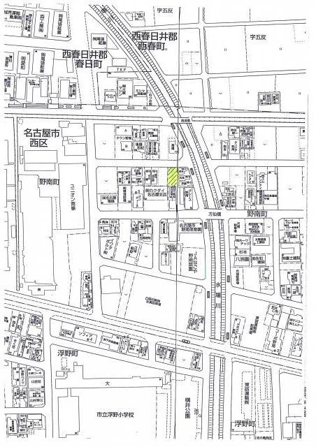 名古屋市西区野南町の駐車場【地図】