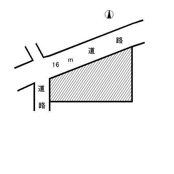 佐野市葛生西３丁目の売地【間取り】