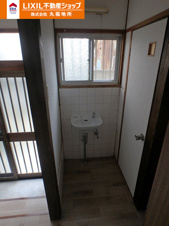 前田貸家北から２軒目【洗面所】洗面