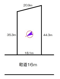 余市郡余市町入舟町の売地【間取り】