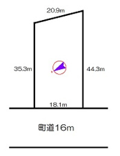 余市郡余市町入舟町の売地【間取り】