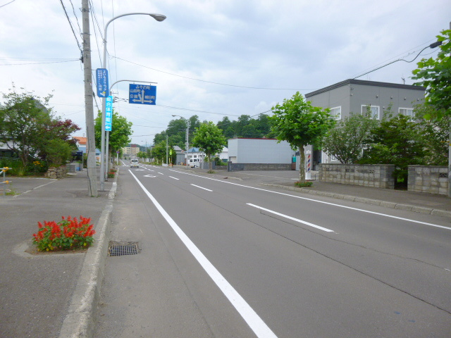 余市郡余市町入舟町の売地【周辺】北西側都市計画道路美園線16ｍ