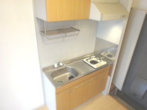 サンヴェールＢ棟【キッチン】１口コンロ付いてます