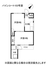 岡谷市塚間町１丁目のアパート【間取り】