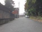 甘木売地【前面道路含む現地写真】約６ｍの道路で離合も無理なく行えます。