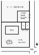 津市栗真町屋町の一戸建て【区画図】