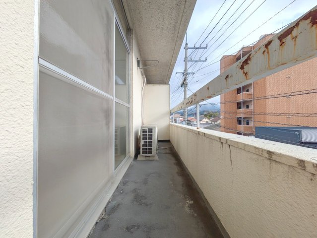 アカデミア横河原駅前【バルコニー】南向きで日当たりバッチリです☆