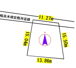 小樽市緑２丁目の売地【間取り】