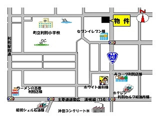 池田町利別西町【地図】