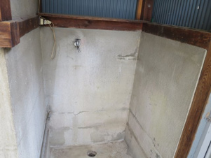 清須市新清洲３丁目の一戸建て【庭つき】洗濯機置き場