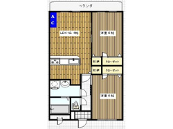 神栖 ｵｰﾄﾛｯｸﾏﾝｼｮﾝ2ＬＤＫ♪　神栖市　賃貸の画像