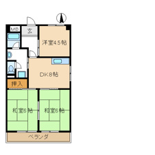 第二萬有ビル【間取り】図面と現況が相違する場合、現況を優先とします