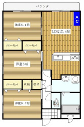 神栖市賃貸　３LDK 平泉エリア♪の画像