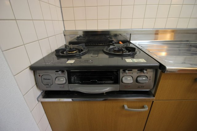 サンクチュアリーコープ【キッチン】ガス台が付いておりますので、用意する必要が有りません！