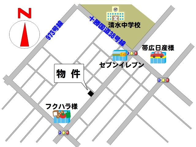 清水町本通８丁目【地図】