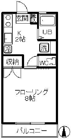 杉並区高円寺南３丁目のマンション【間取り】