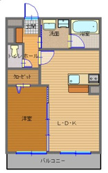 ゆめタウン玉名隣！買い物便利！　1LDK！の画像