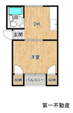 西脇市郷瀬町のアパート【間取り】