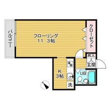 杉並区高円寺南４丁目のマンション【間取り】