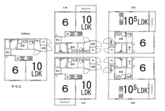 K60110ｱﾙﾃﾐｽ北大路【間取り】