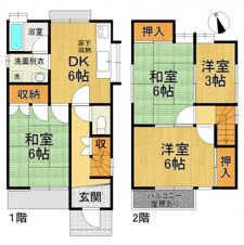 清須市土器野北中野　中古戸建【間取り】