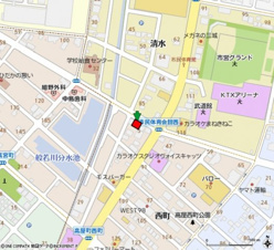 高屋町西町3番店舗【地図】