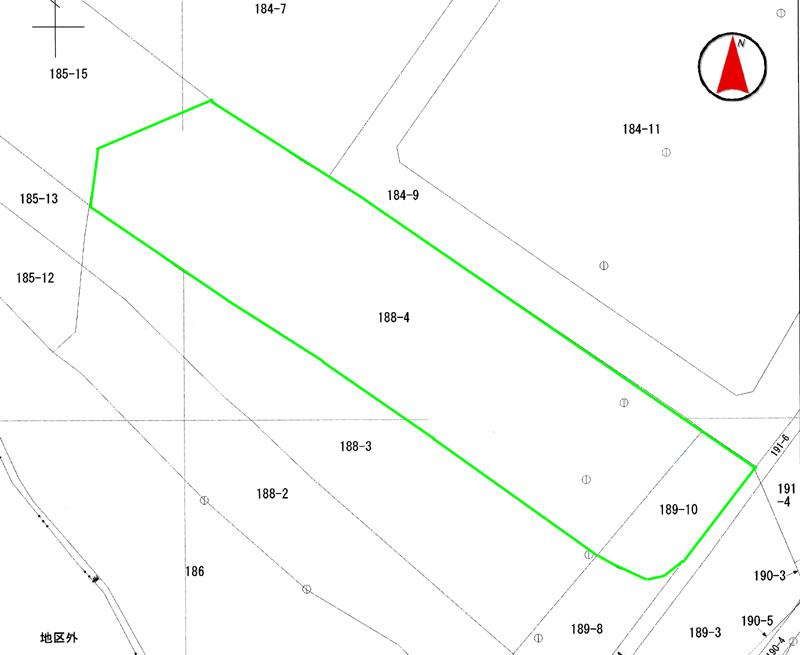 那須塩原市塩野崎17100万円の土地【間取り】