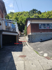 鳥取市東今在家古民家【前面道路含む現地写真】