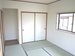 高林テラスハウス【和室】柔らかい畳が心地よい和室