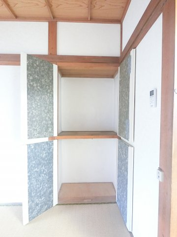 奥域のある収納スペースになっています