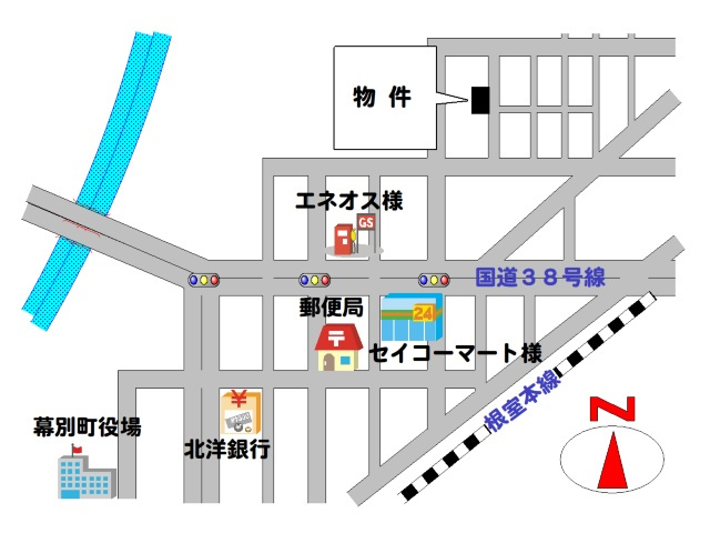 幕別町幸町【地図】